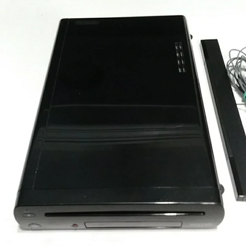 Nintendo Wii U Black Console Model WUP-101(02) With Power Cords *EUC*